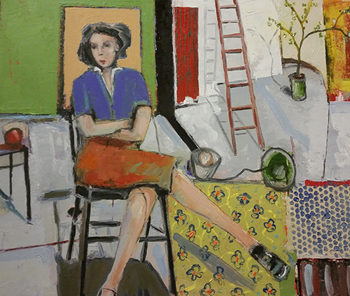Seated Woman by Christy Keeney